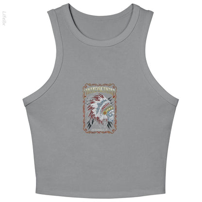 Lynyrd Skynyrd Indian Skeleton Tank Tops By @Breez