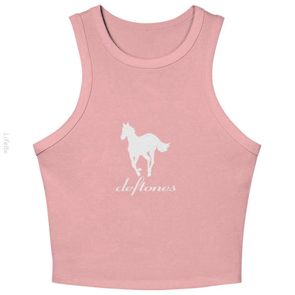 Vintage Deftone White Pony Tank Tops By @Breez