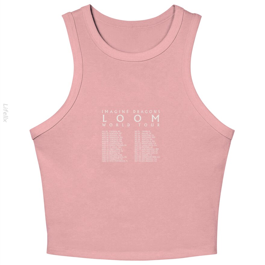 Imagine Dragons Loom Tour 2024 Kids Tank Tops By @Silviaro