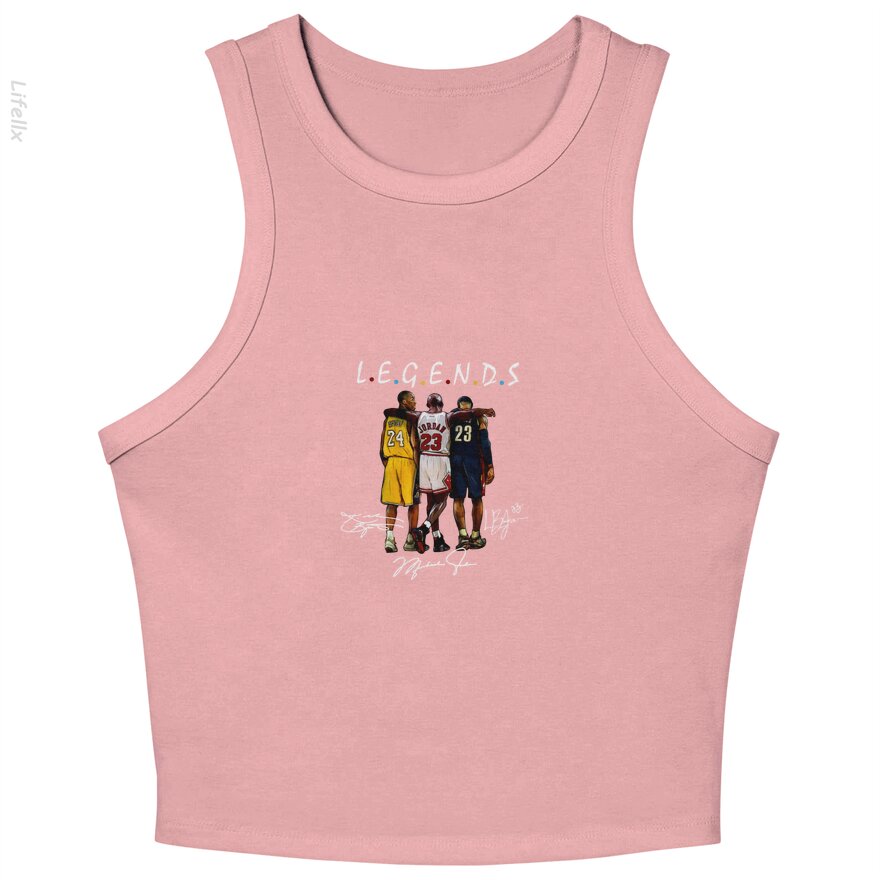 Kobe Bryant And Lebron James Legends Friends Tank Top By @Silviaro