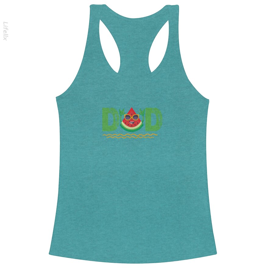 Lustiger Wassermelonenpapa Sommerzeit Tanktops von @Javierbarrera9500