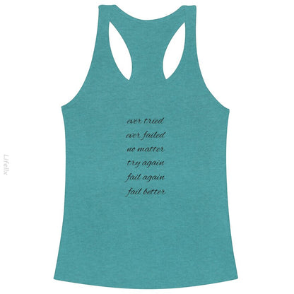 Samuel Beckett motive Tank Tops By @Breez