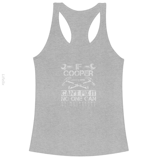 COOPER Fix It Funny Birthday Personalized Name Dad Gift Idea Tank Tops By @Anmol