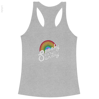 Spooky Scary Sunday Trendy Tank Top By @Breez