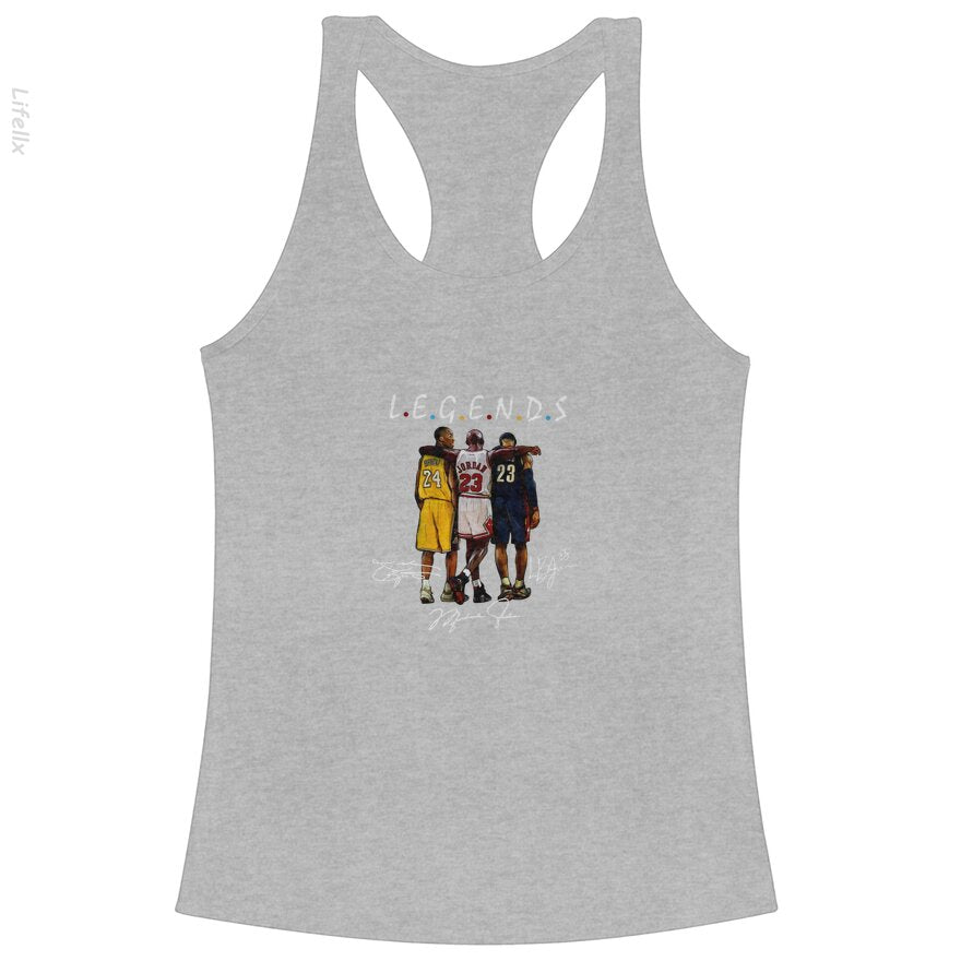 Kobe Bryant en LeBron James - Legendarische vrienden Mouwloos shirt door @Silviaro