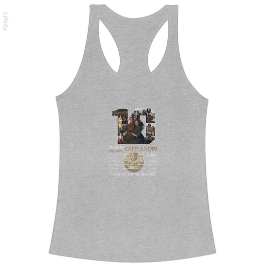 10 Years Of Outlander 2014 2024 Signatures Tank Tops By @Harold