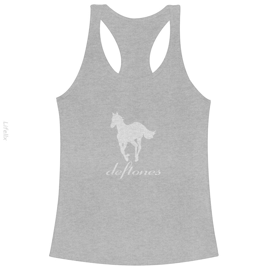 Vintage Deftone White Pony Tank Tops By @Breez