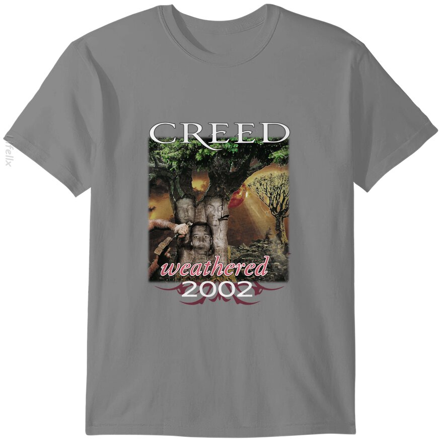 Tournée Vintage 2002 Groupe CREED T-shirt par @Silviaro