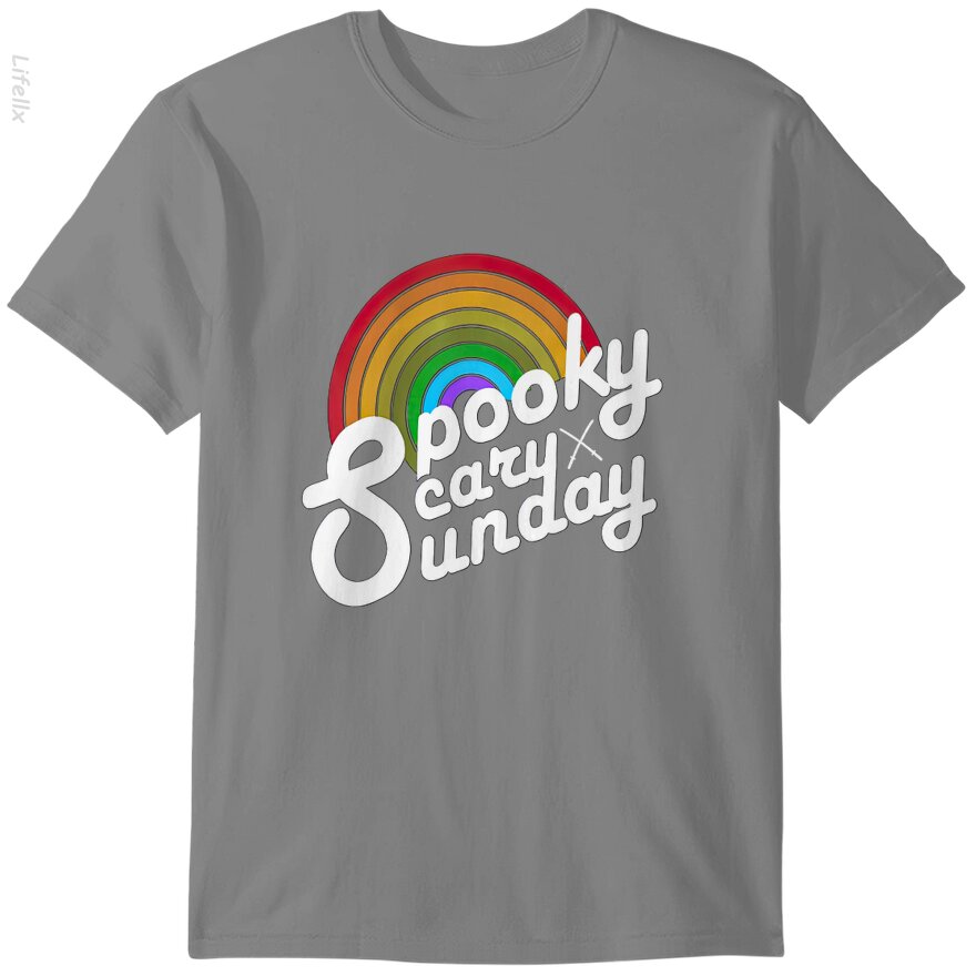 Spookachtige enge zondag trendy T-shirts door @Breez