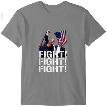 Trump Schuss Fauststoß T-Shirt von @Silviaro