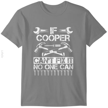 COOPER Arreglarlo divertido regalo de cumpleaños nombre personalizado papá idea Camisetas por @Anmol