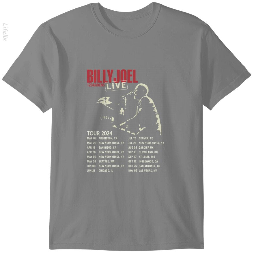 Billy Joel 12 Gardens Live T-Shirts By @Breez