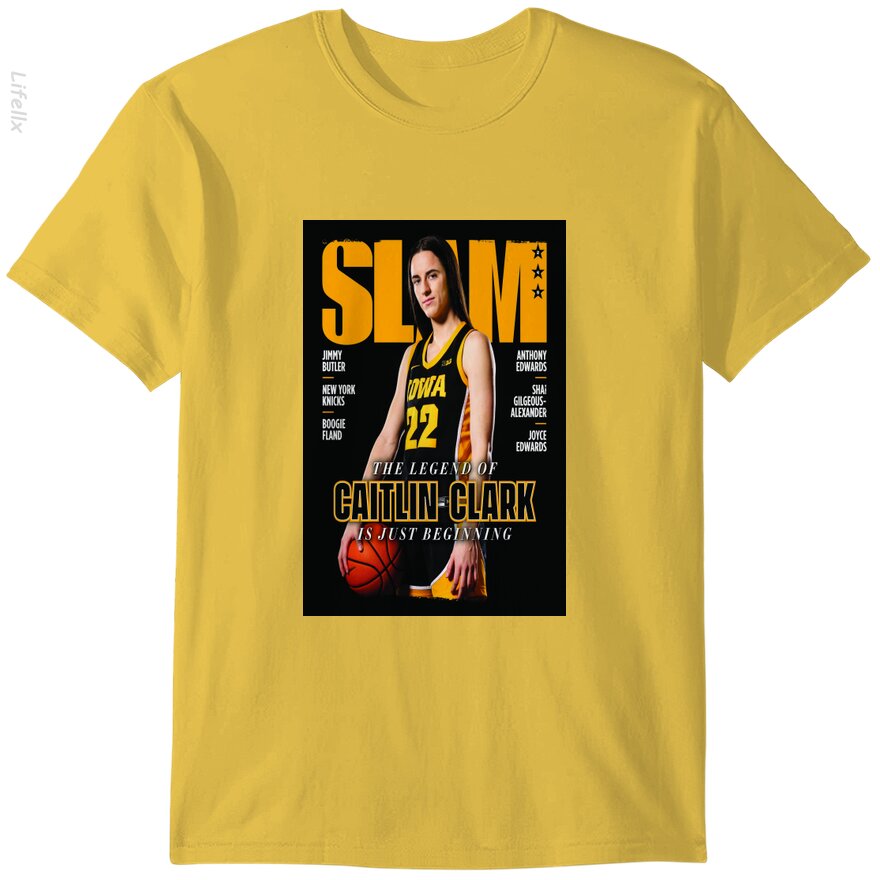 Caitlin Clark - Slam Mag Premium mate vertical Camiseta por @Silviaro