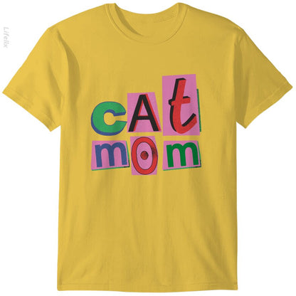 Cat Mom T-Shirt By @Guilherme