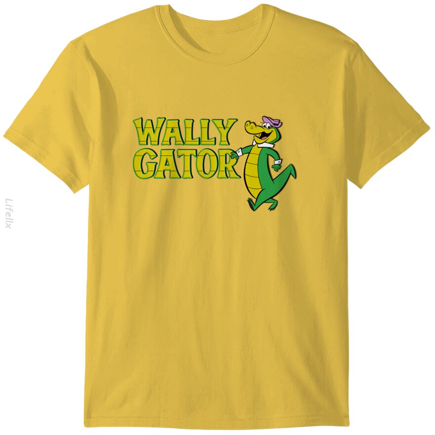 Wally Gator Logo Stijl T-shirt door @Breez