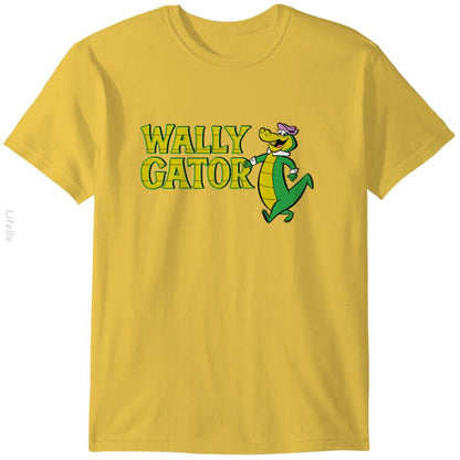 Wally Gator Logo Style T-Shirt By @Breez