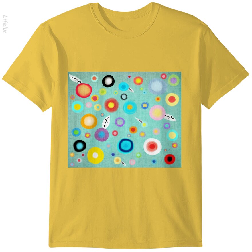 Colorful Happy Circles T-Shirt By @Silviaro