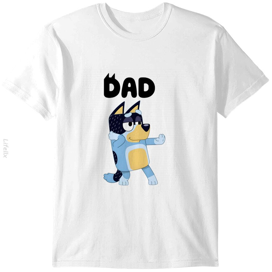 Bluey Papa T-shirts door @Chetan_Art