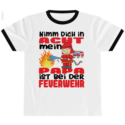 Feuerwehr Papa, sei vorsichtig T-Shirts von @Silviaro