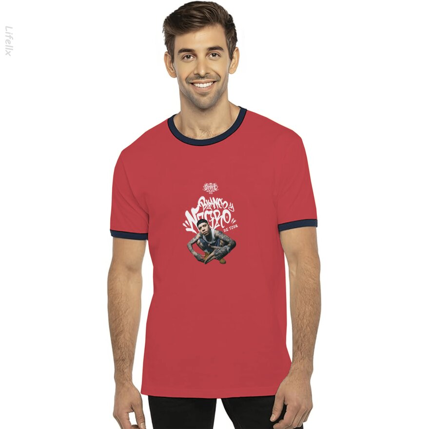 Santa Fe Klan - Blanco y Negro US Tour 2024 Camiseta por @Silviaro