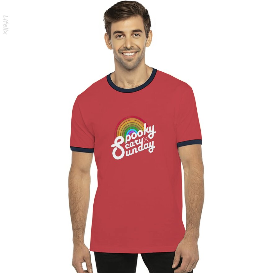 Spookachtige enge zondag trendy T-shirts door @Breez