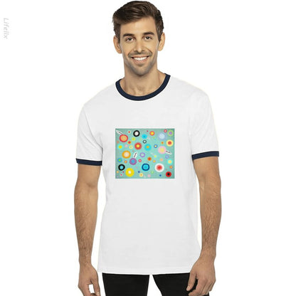 Colorful Happy Circles T-Shirt By @Silviaro