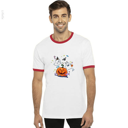 Schattig spook met pompoen T-shirts door @Cantra