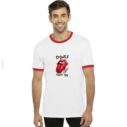 Hombres casuales la gira Rolling 2024 Camisetas por @Breez