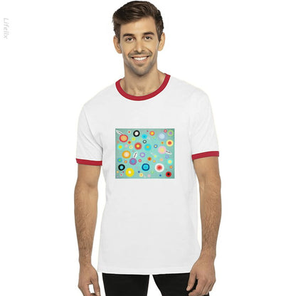 Colorful Happy Circles T-Shirt By @Silviaro