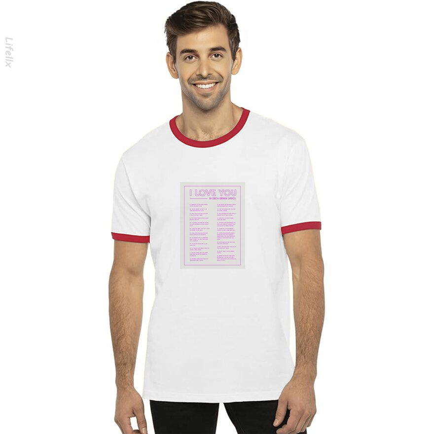 Je t'aime dans la tournée de Zach Bryan 2023 T-shirt par @Breez