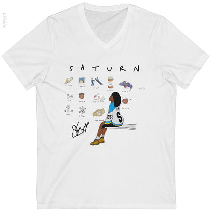 SZA Saturn Weiß 2024 Musikfan T-Shirts von @Silviaro