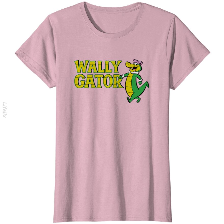 Wally Gator Logo Style T-Shirt By @Breez