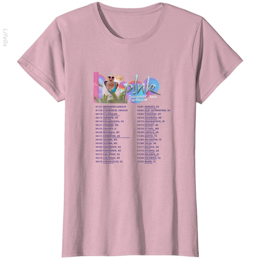 Pink Sängerin Sommer-Karneval 2024 T-Shirt von @Breez