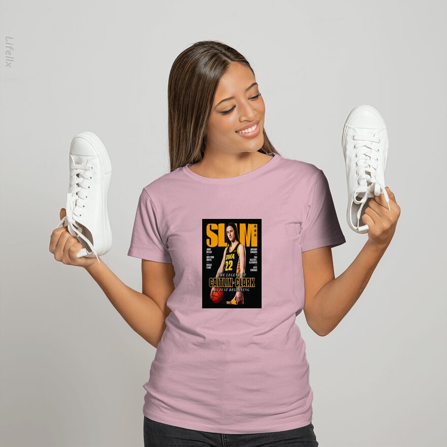 Caitlin Clark - Slam Mag Premium Matte Vertical T-Shirt By @Silviaro