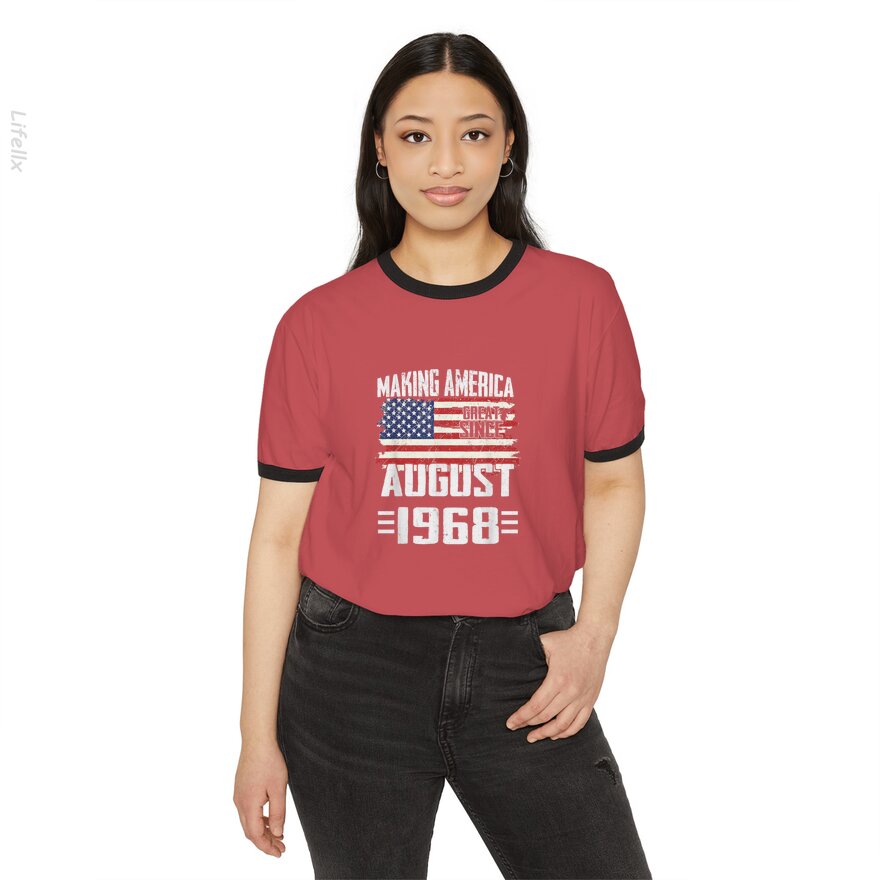 Amerika Groot Maken Sinds Augustus 1968 T-shirt door @Breez