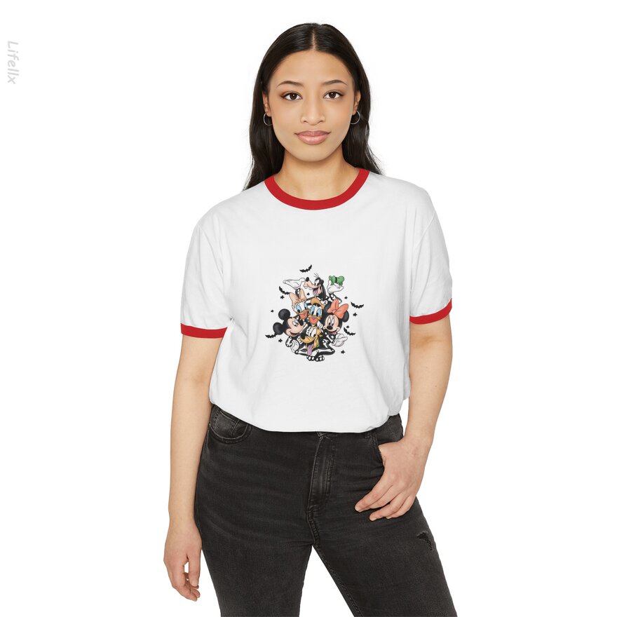 Mickey Friends Skeleton Halloween T-Shirt By @Anmol