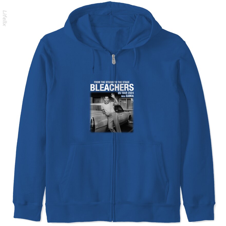 Bleachers Concert Tour 2024 Zip Hoodies By @Silviaro