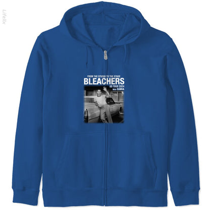 Tournée Concerts Bleachers 2024 Sweats à fermeture éclair par @Silviaro