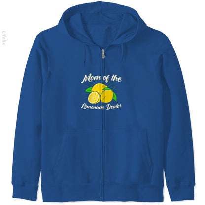 Mom Of Lemon Juice Store Business Zip Hoodie By @Baloshiya