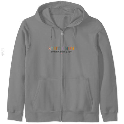 Taylor Swift versie mama verjaardag Hoodies met rits door @Harold