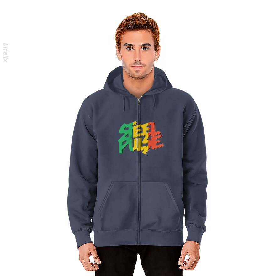 Steel Pulse Hoodie met rits door @Silviaro