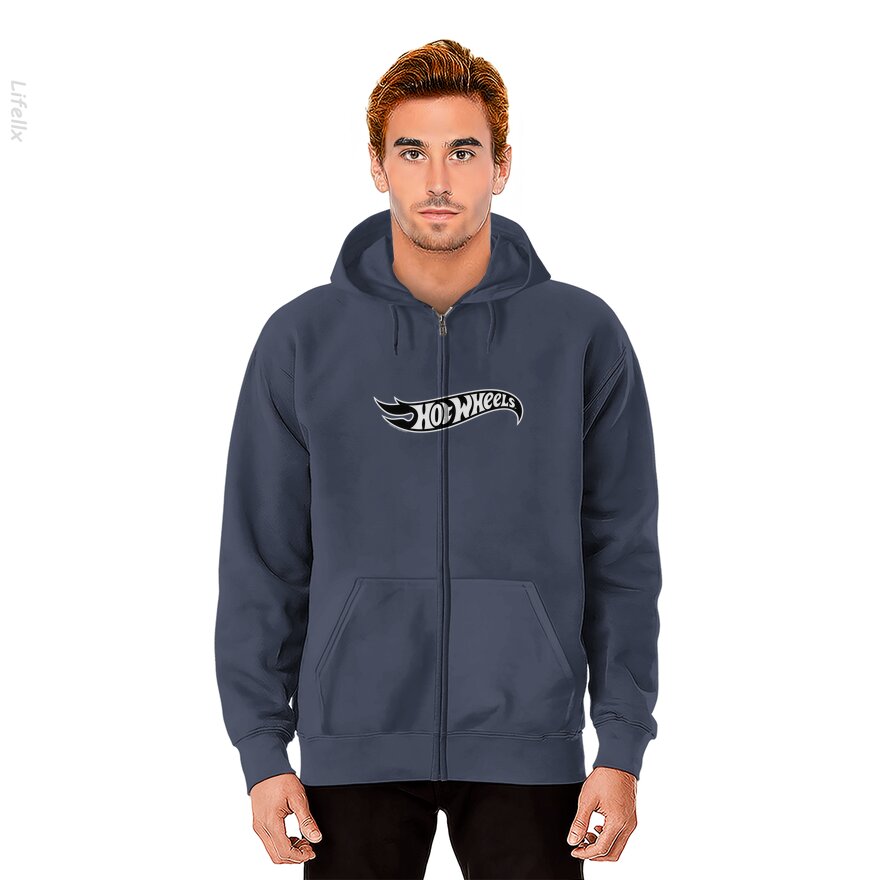 Hot Wheels Logo Zip Hoodie By @Silviaro