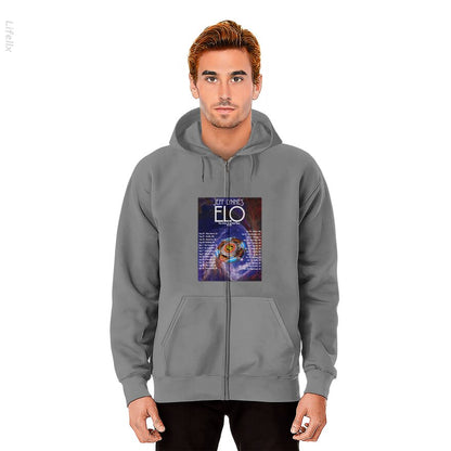 Jeff Lynne's ELO Tour 2024 Date Zip Hoodies By @Silviaro