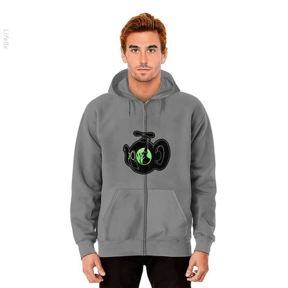 magische theepot Hoodies met rits door @Breez