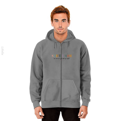 Taylor Swift versie mama verjaardag Hoodies met rits door @Harold