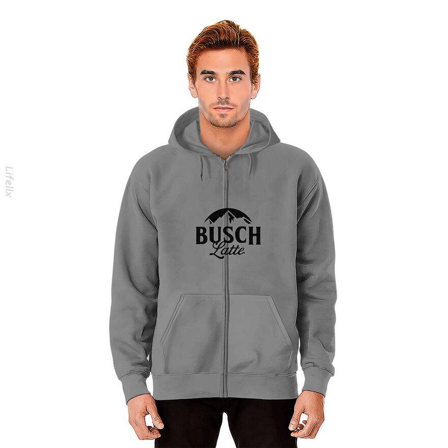 Busch Latte Sokkenen Hoodies met rits door @Breez