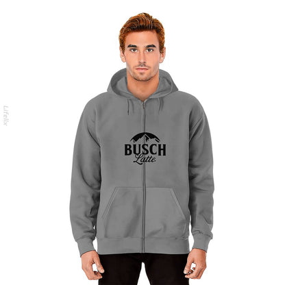 Busch Latte Sokkenen Hoodies met rits door @Breez