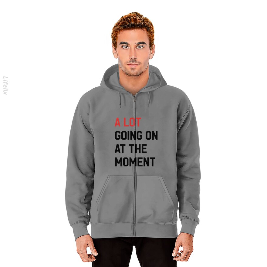 Er gebeurt veel op dit moment Taylor Swift Hoodies met rits door @Breez