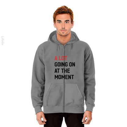 Er gebeurt veel op dit moment Taylor Swift Hoodies met rits door @Breez