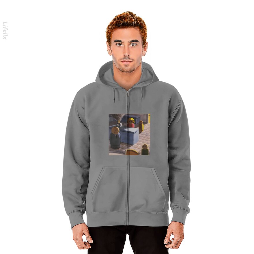 Sunny Day Real Estate - Dagboekjongen Hoodies met rits door @Breez